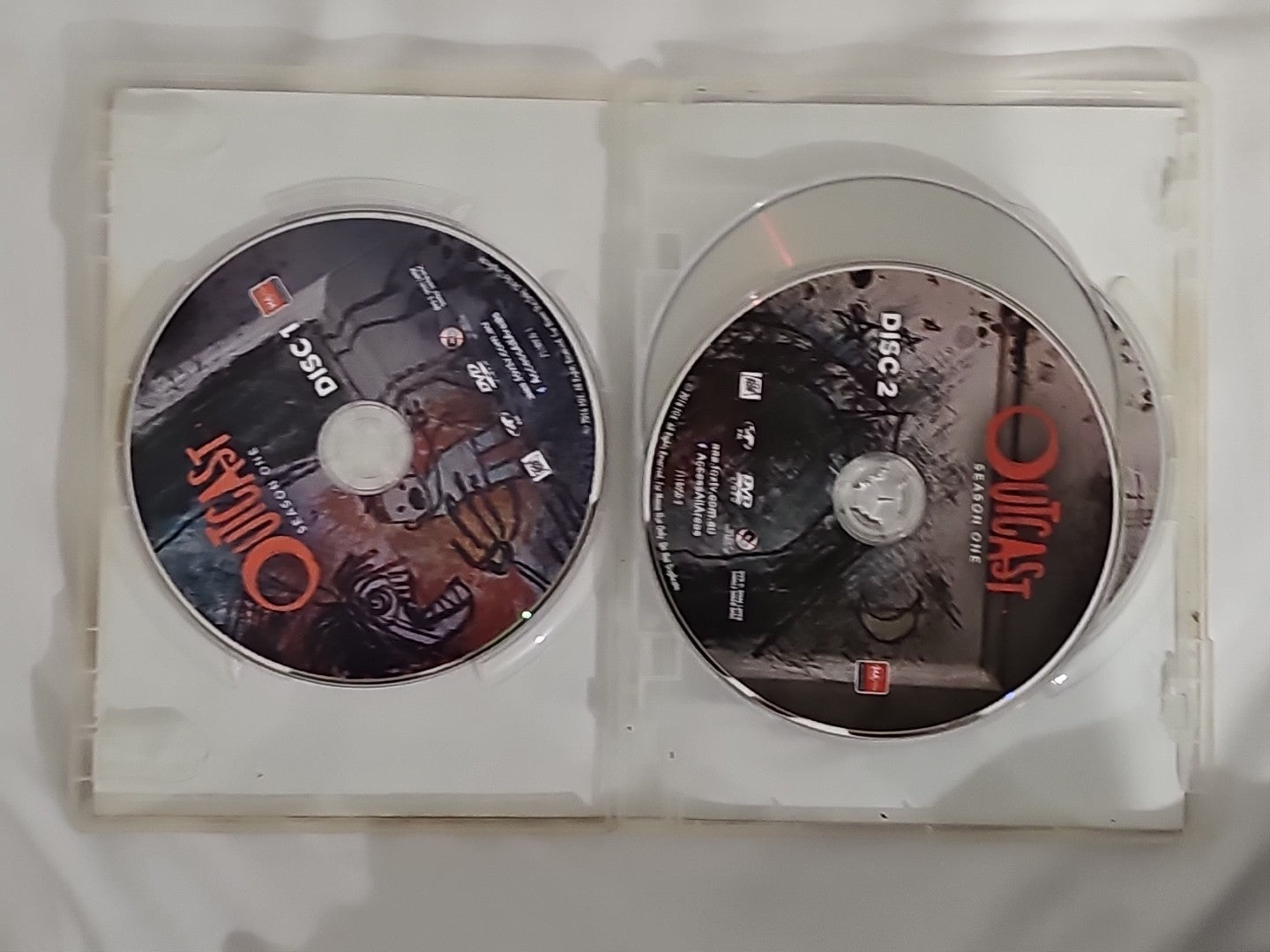 Outcast Season One 1 DVD 4 Disc Set Region 4 PAL Dvd Box Set Retro Exchange Australia