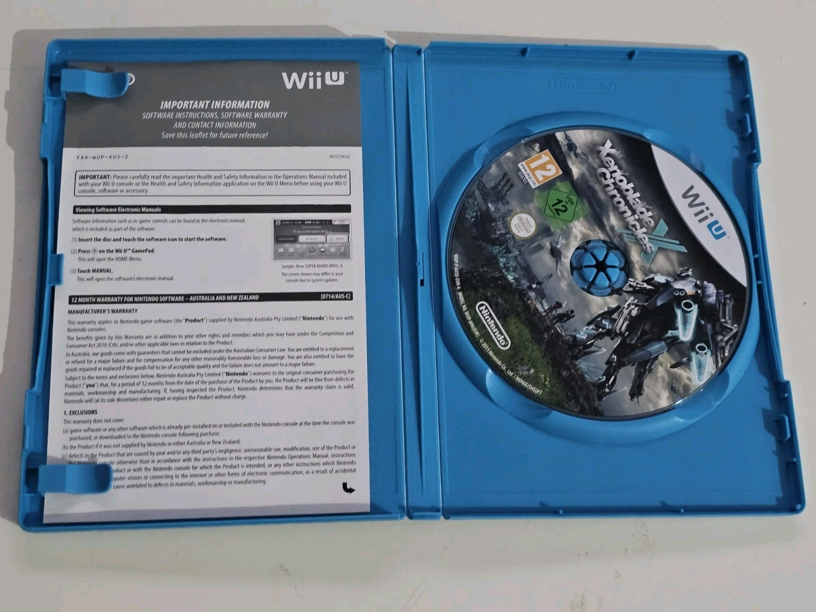 Nintendo Wii U Game - Xenoblade Chronicles X - PAL Retro Exchange Australia