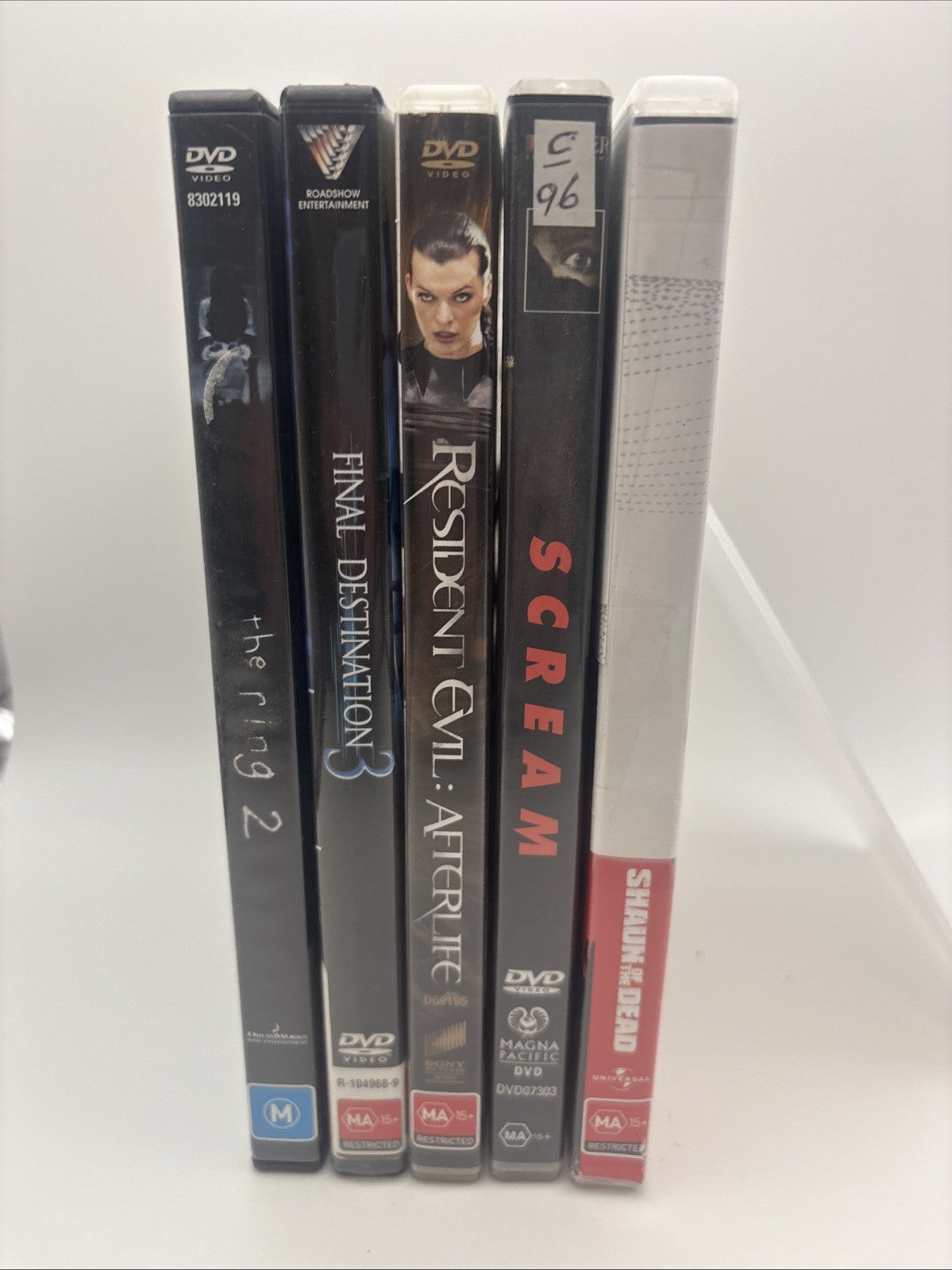 HorrorDVDBundle:Final Destination3, Resident Evil Scream Ring2 Shaun Of The Dead DVD RetroExchange Australia
