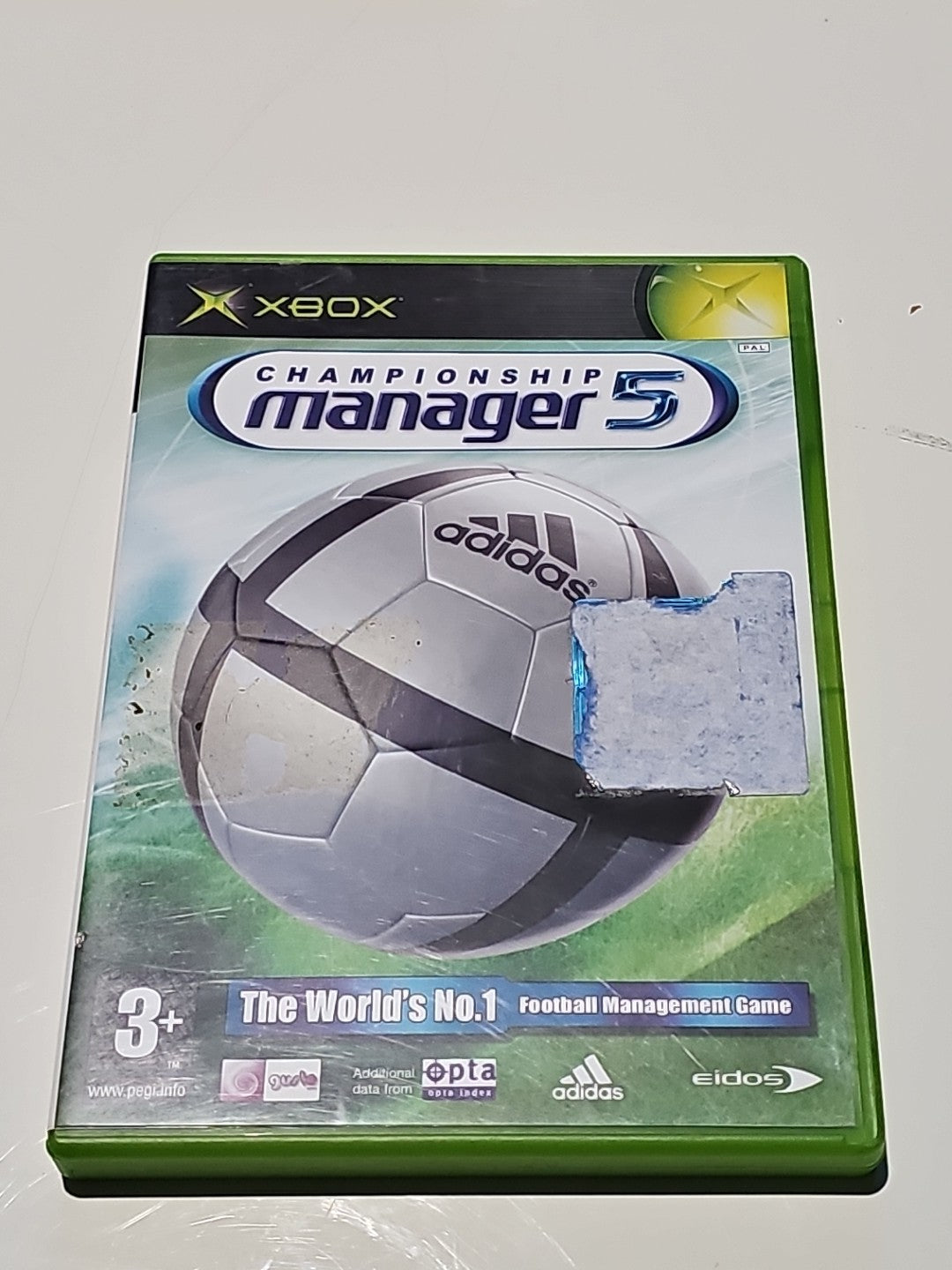 Shield 5 CHAMPIONSHIP Manager football Xbox Classic Pal Eng - Complete Original Xbox Game Retro Exchange Australia