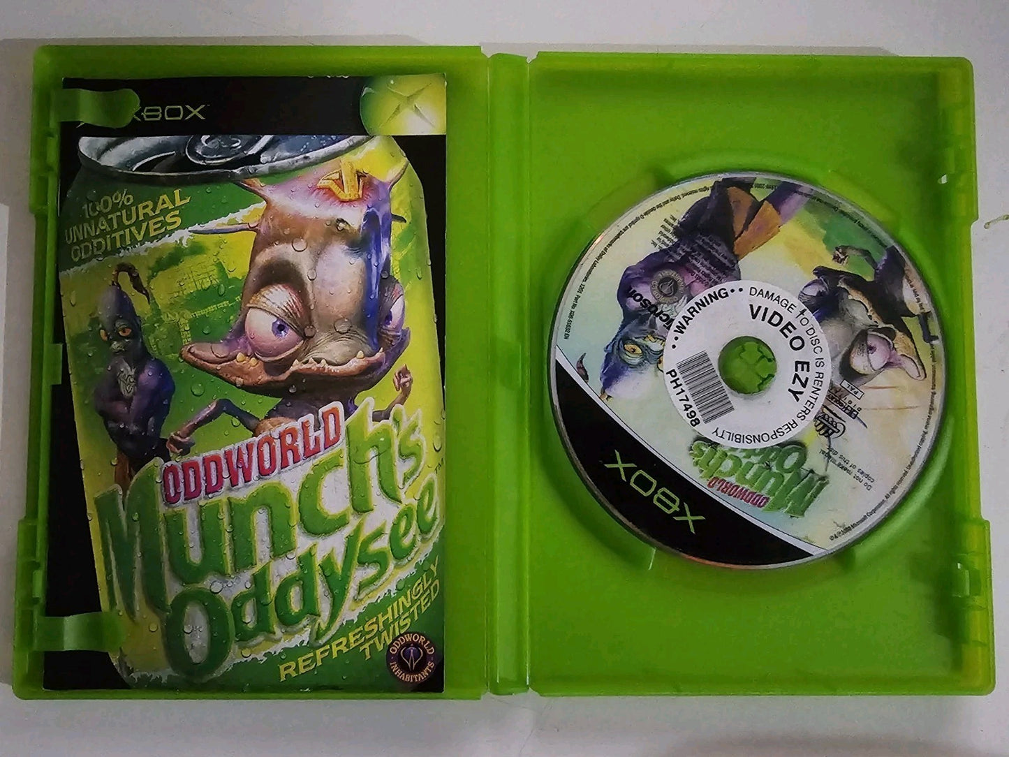 Oddworld Munch's Oddysee XBOX Microsoft Original AUS PAL - Ex Rental Original Xbox Game Retro Exchange Australia