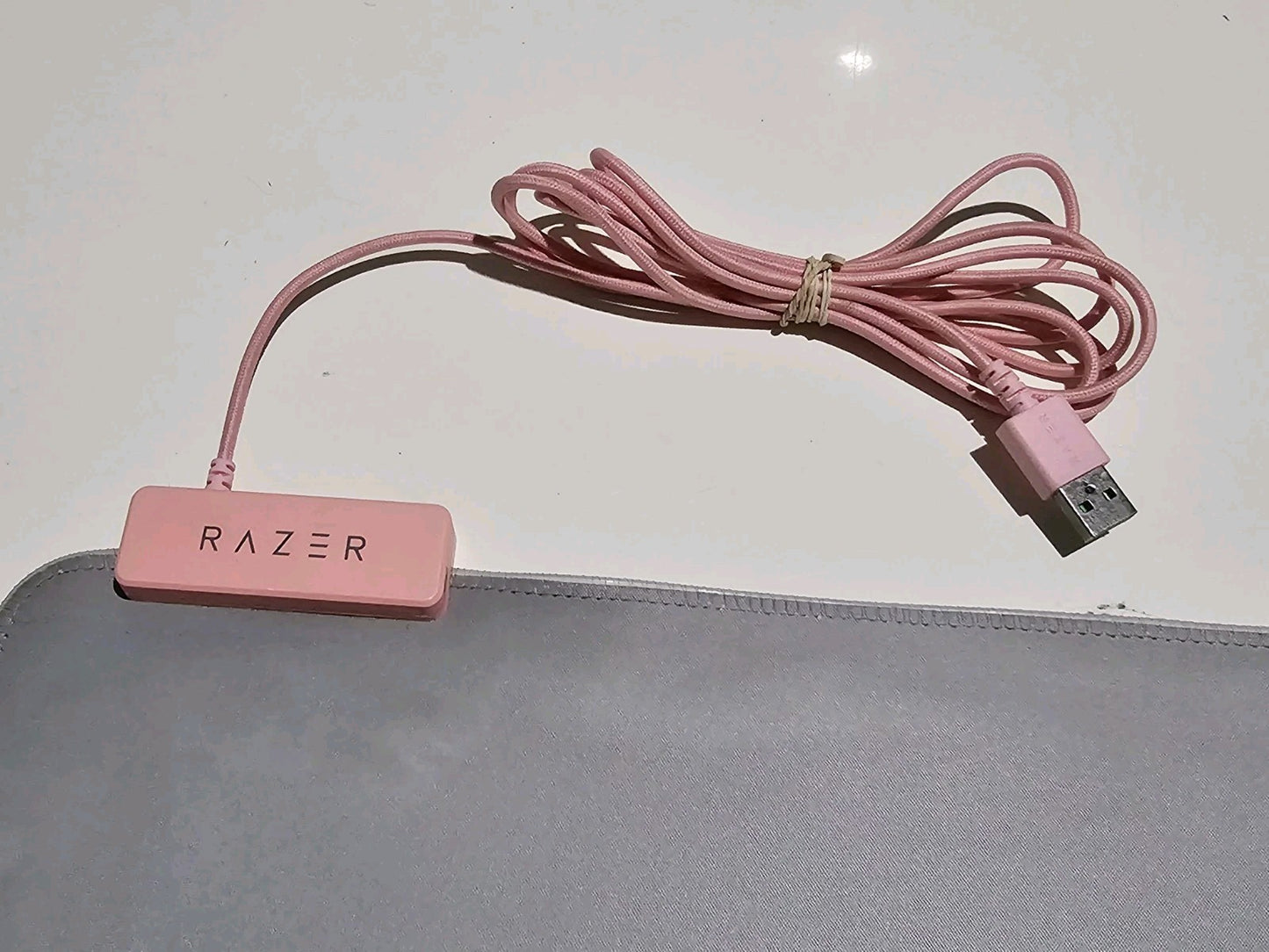 Genuine Razor Gaming Mousepad - 91cm x 29cm Pink Accessory Retro Exchange Australia