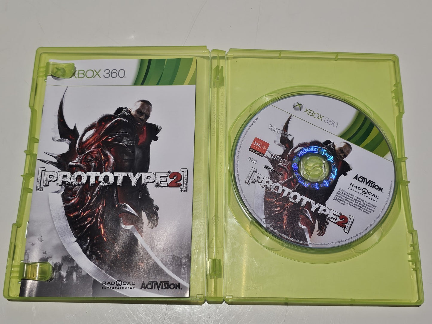 Prototype 2 Microsoft Xbox 360 Game Retro Exchange Australia