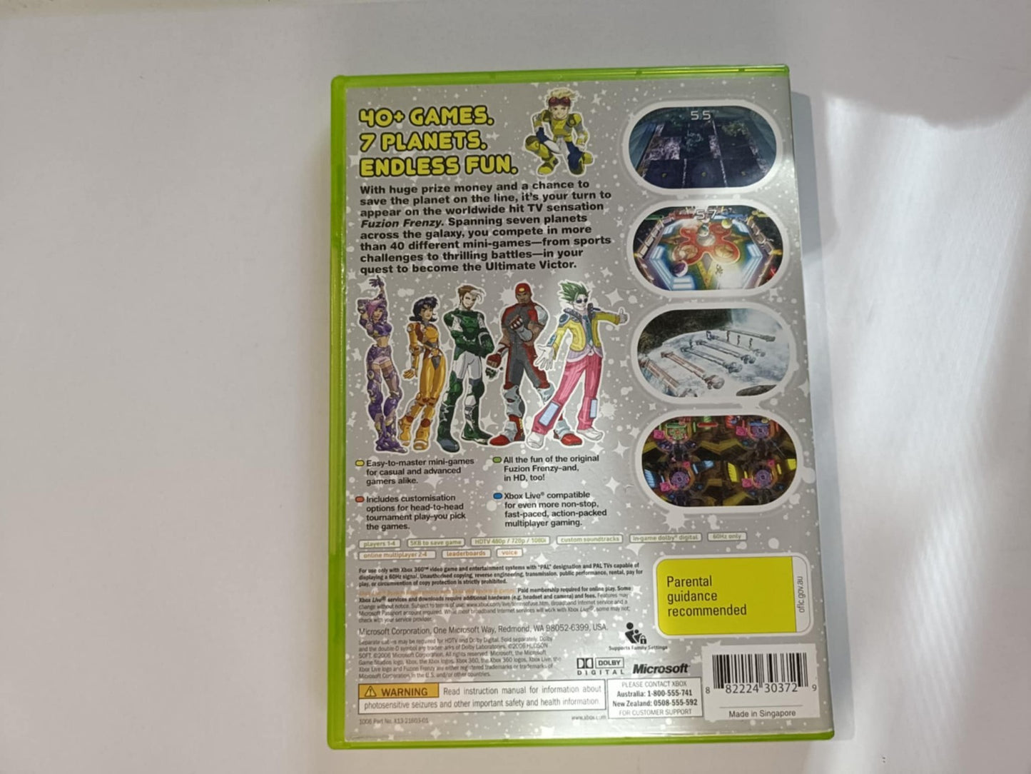 Fuzion Frenzy 2 - Microsoft Xbox 360 PAL Genuine RARE! Game Retro Exchange Australia