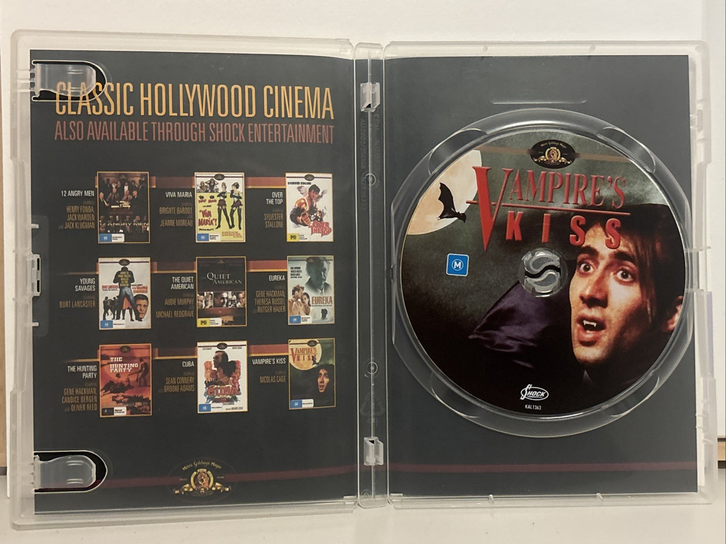 Vampires Kiss DVD 1989 Horror/comedy Nicolas Cage Retro Exchange Australia