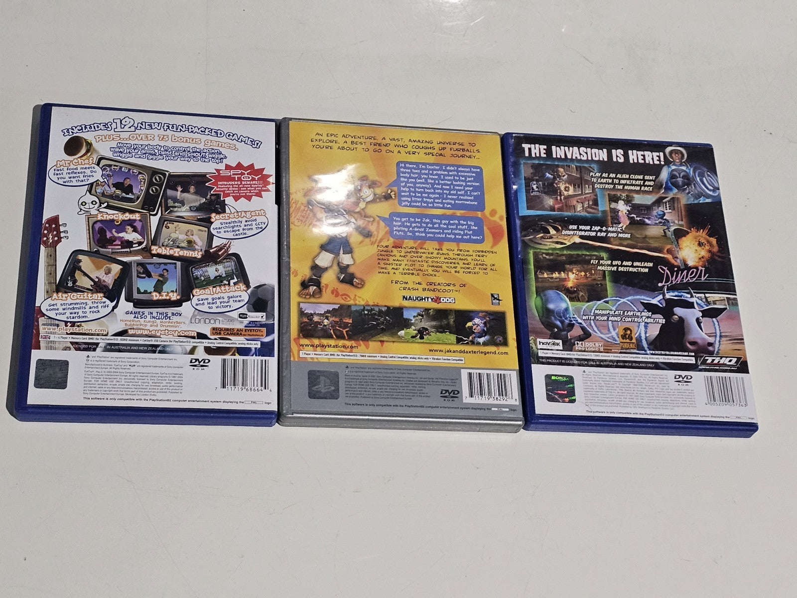 Sony PlayStation 2 Slim SCPH-90002 | Controller/Eyetoy/3 Games PlayStation 2 PS2 Console Bundle Retro Exchange Australia