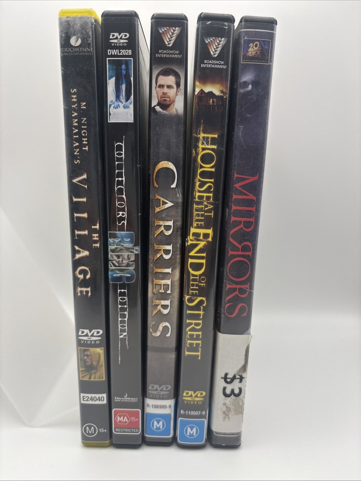 Horror DVD Bundle: The Village, Ring Carriers, Mirrors & House At End Of Street DVD RetroExchange Australia