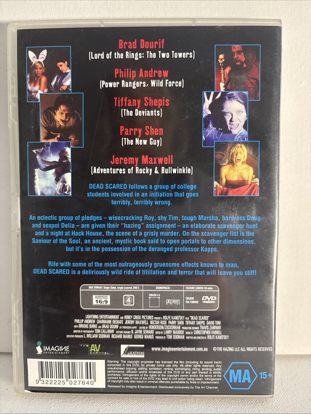 Dead Scared (DVD, 2003) DVD RetroExchange Australia