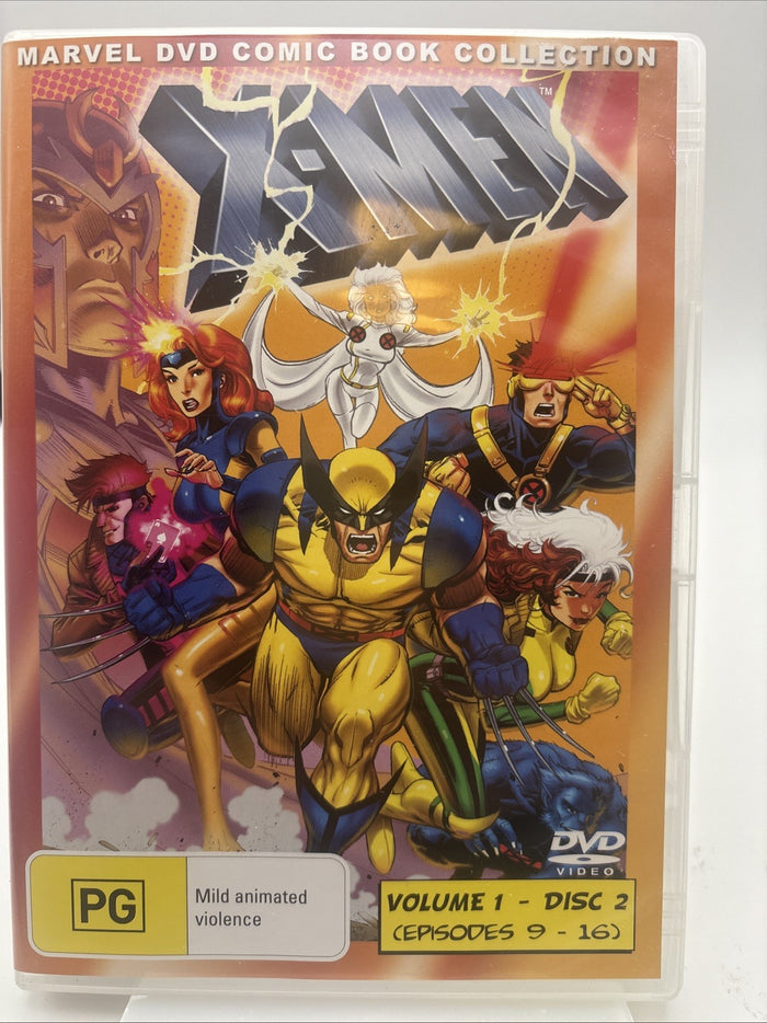 X-Men : Vol 1 : Disc 2 (DVD, 1992) Episodes 9-16. Region 4 | Retro Exchange