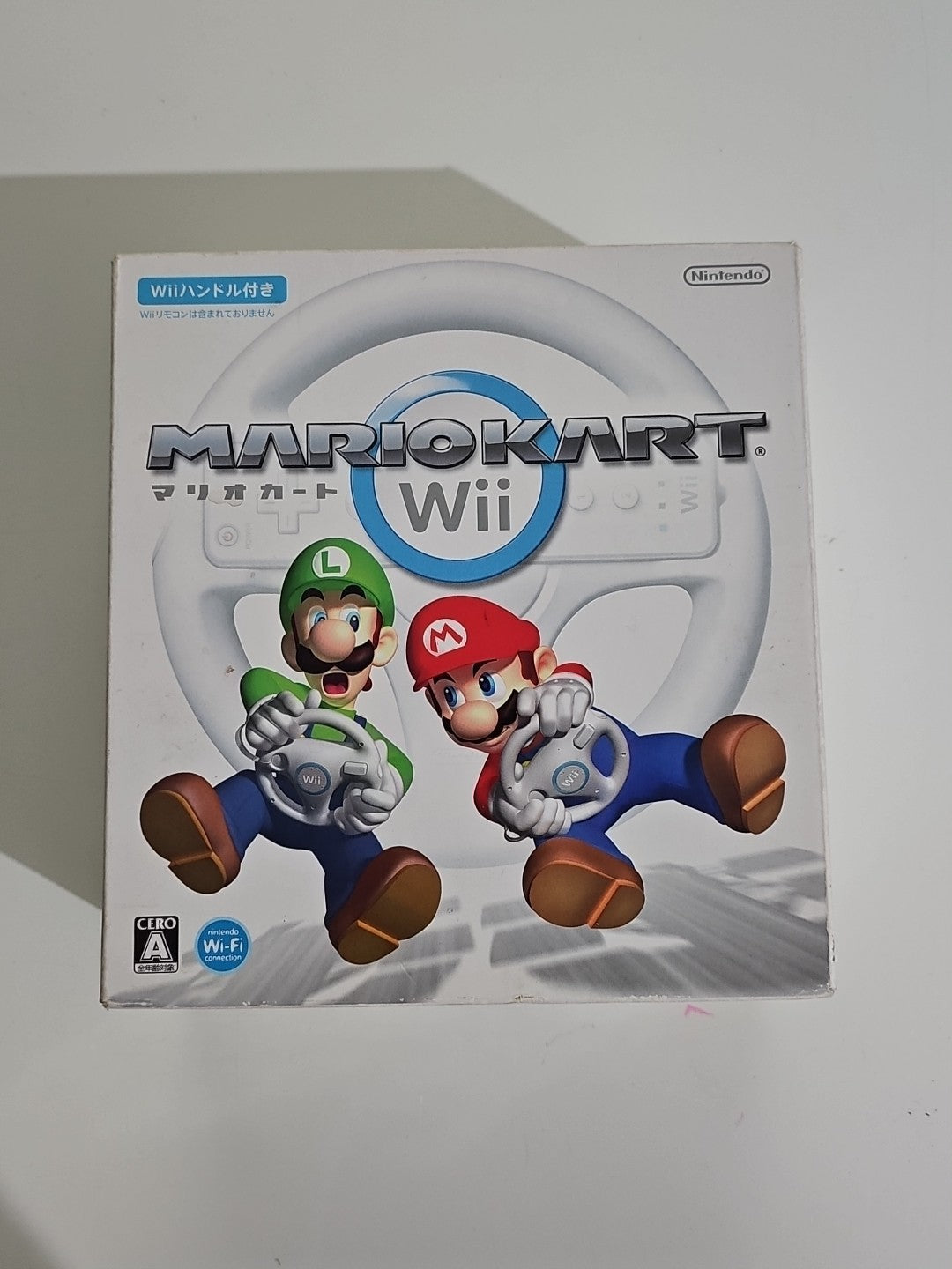Mario Kart Wii Wheel Bundle Japanese Version Complete Aus Seller Game + Wheel Nintendo Game Bundle Retro Exchange Australia