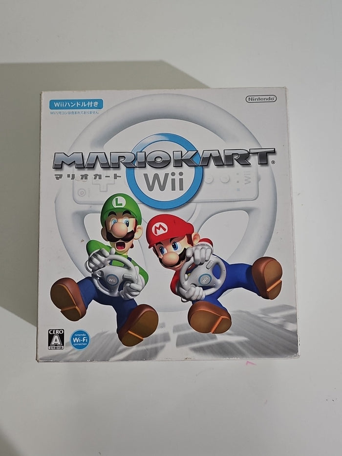 Mario Kart Wii Wheel Bundle Japanese Version Complete Aus Seller Game + Wheel | Retro Exchange