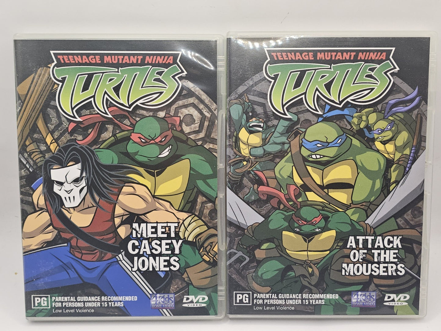 Teenage Mutant Ninja Turtles TMNT | 4 Disc Set | DVD | Region 4 Retro Exchange Australia