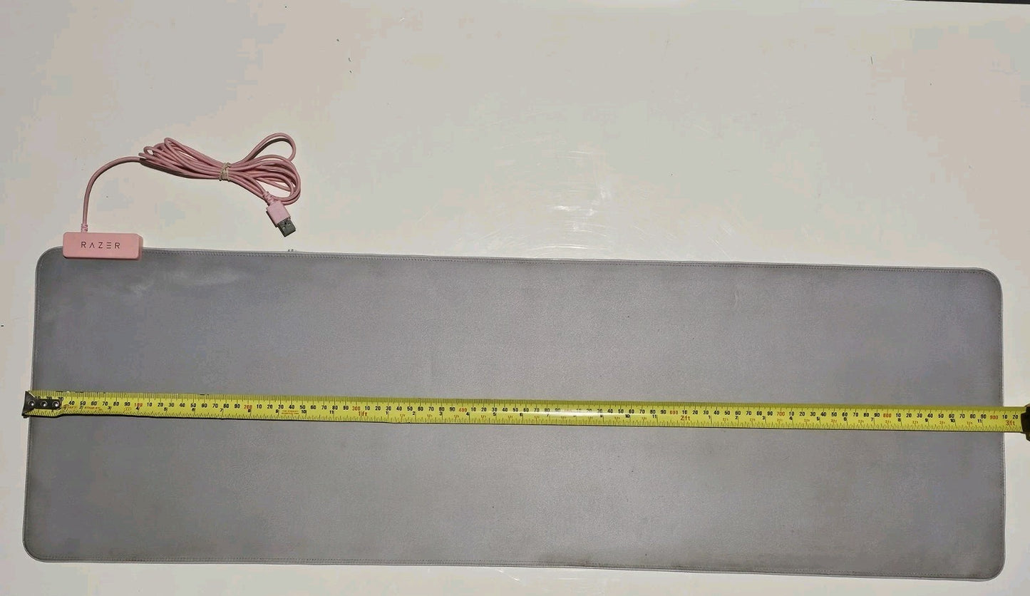 Genuine Razor Gaming Mousepad - 91cm x 29cm Pink Accessory Retro Exchange Australia