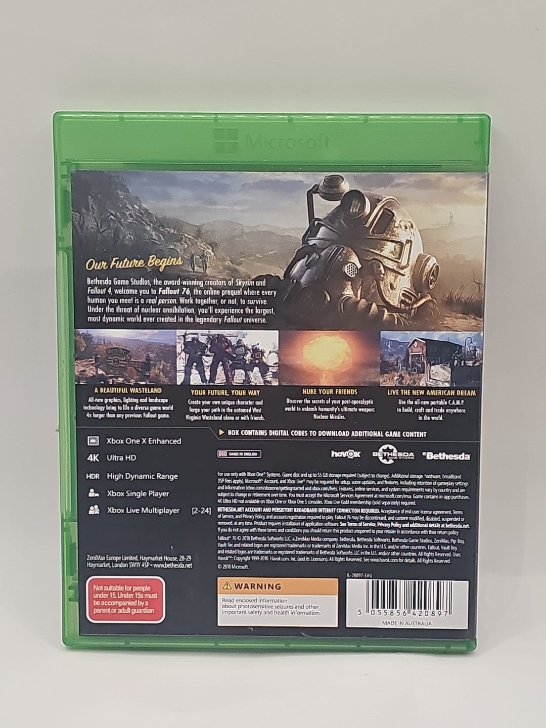 Fallout 76 Microsoft Xbox One Game Retro Exchange Australia