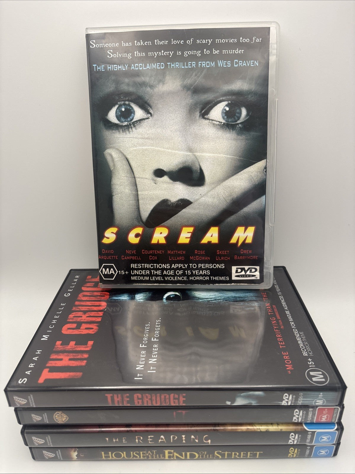 Horror DVD Bundle: Scream, The Grudge, It, The Reaping, House At End Of The St DVD RetroExchange Australia