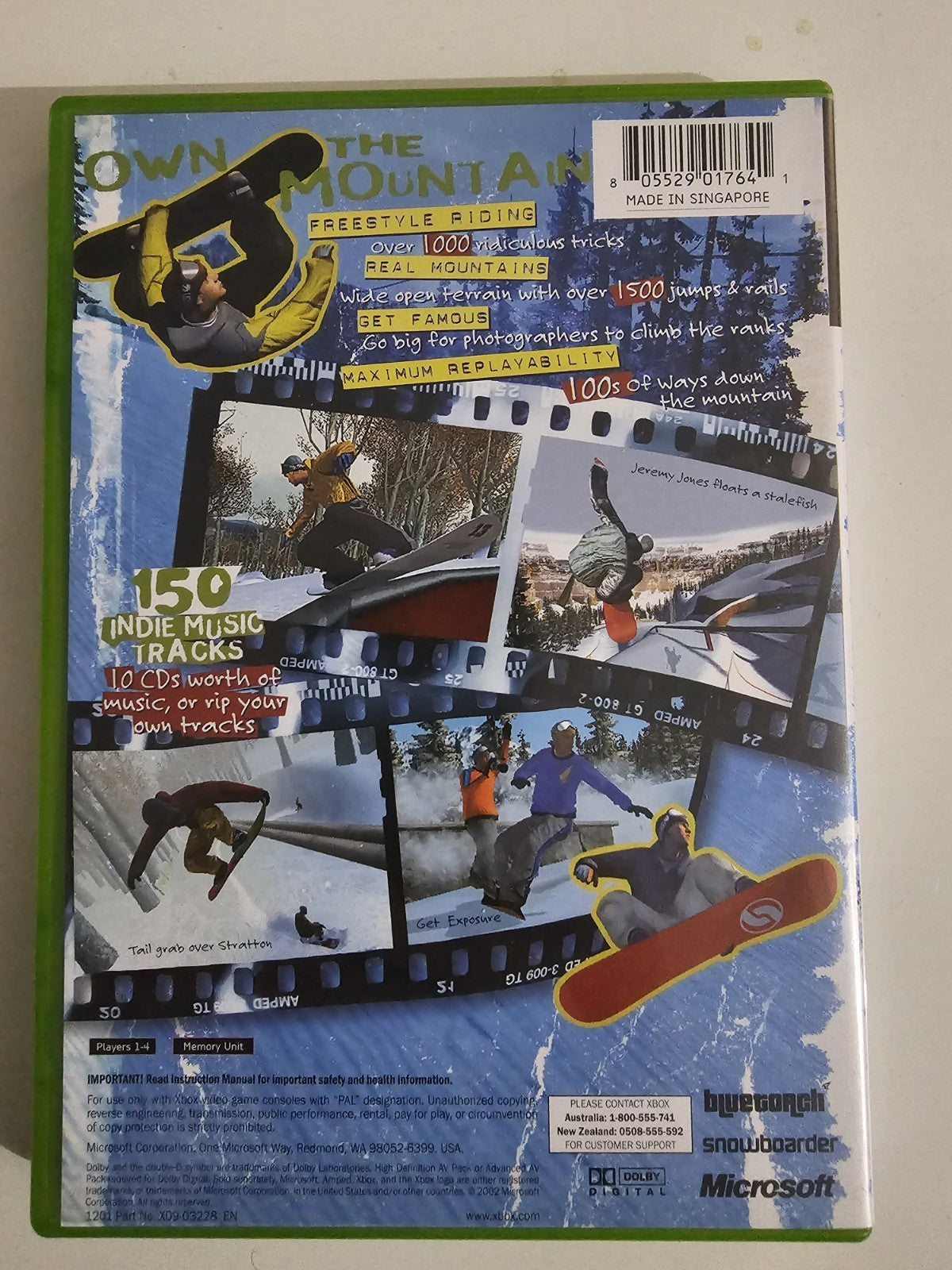 Amped Xbox Original Game - Used - Complete - PAL Original Xbox Retro Exchange Australia