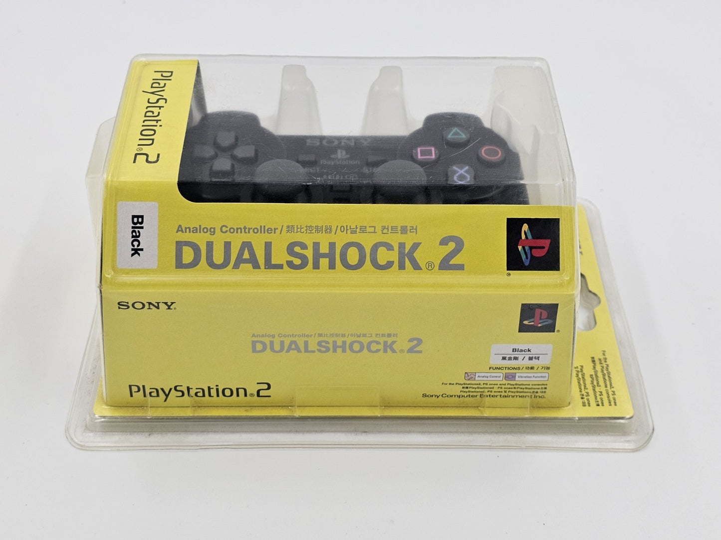 Sony PlayStation 2 DualShock 2 Analog Controller - Black ( New / Sealed ) PlayStation RetroExchange Australia