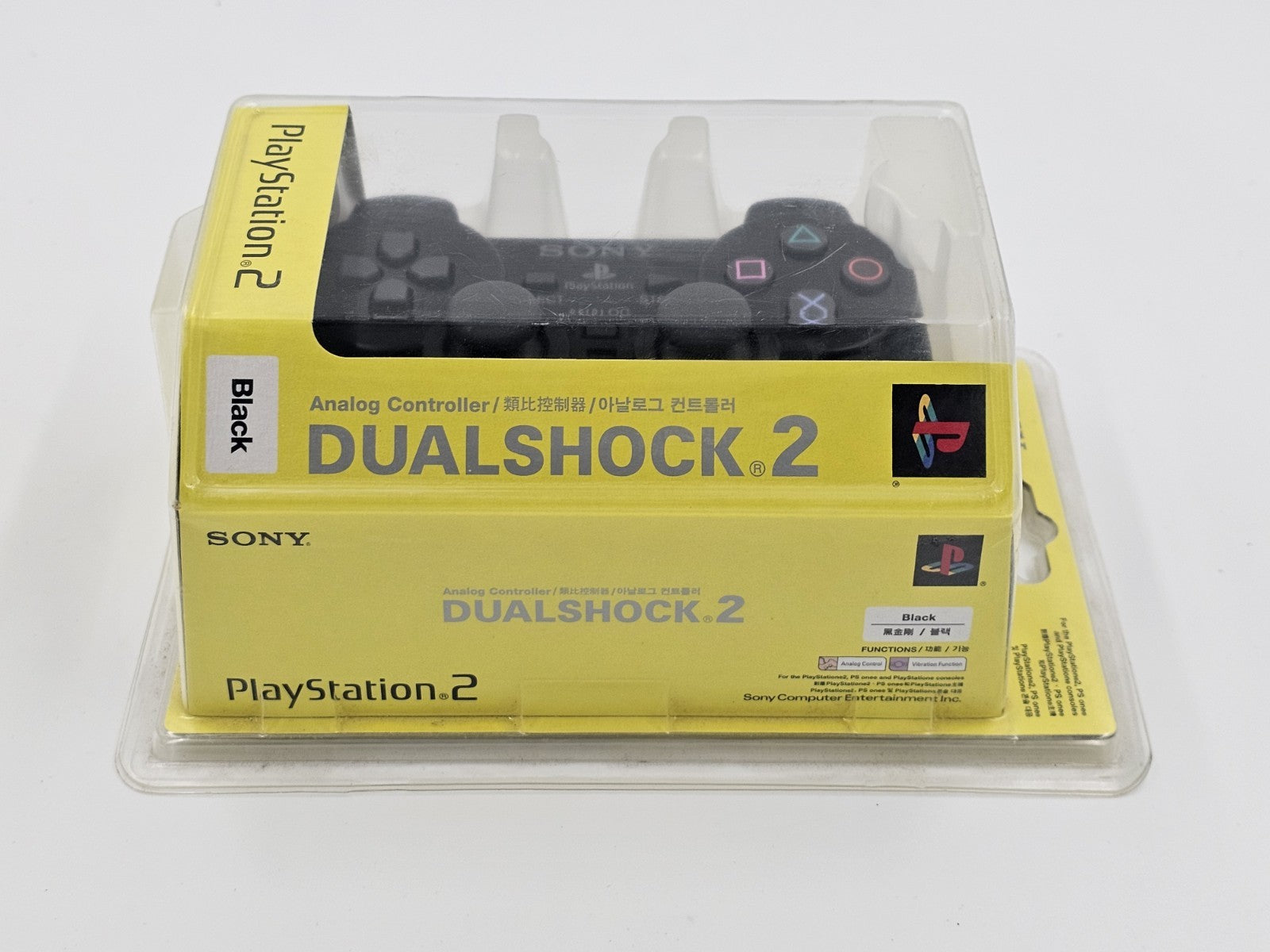 Sony PlayStation 2 DualShock 2 Analog Controller - Black ( New / Sealed ) PlayStation RetroExchange Australia