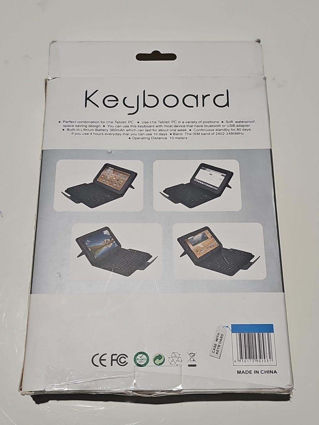 KEYBOARD Version 3.0 Protective Leather Case For iPad Mini w/ Built-in Keyboard Accessory Retro Exchange Australia