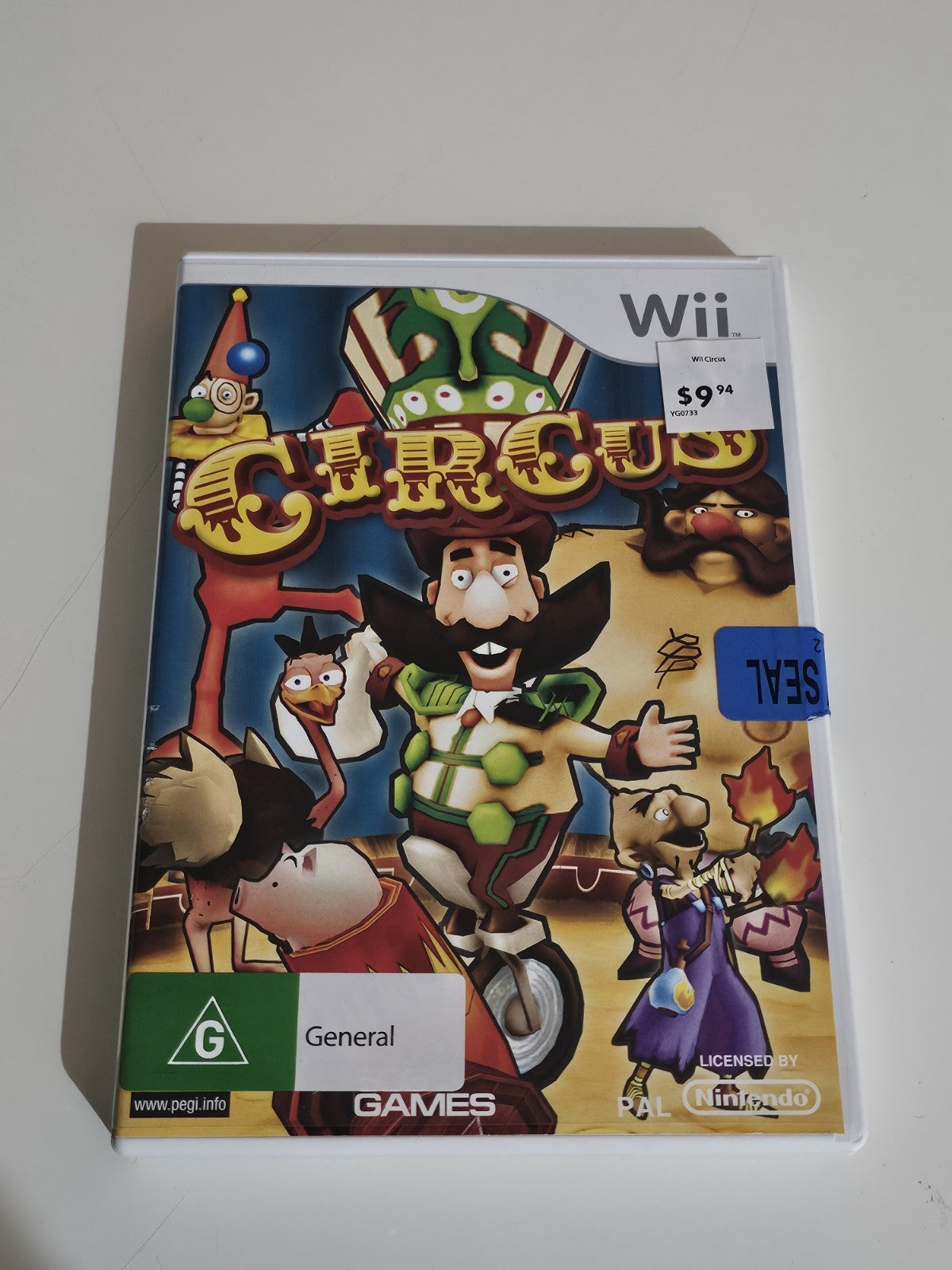 Security Sealed - Circus - Nintendo Wii Game Retro Exchange Australia