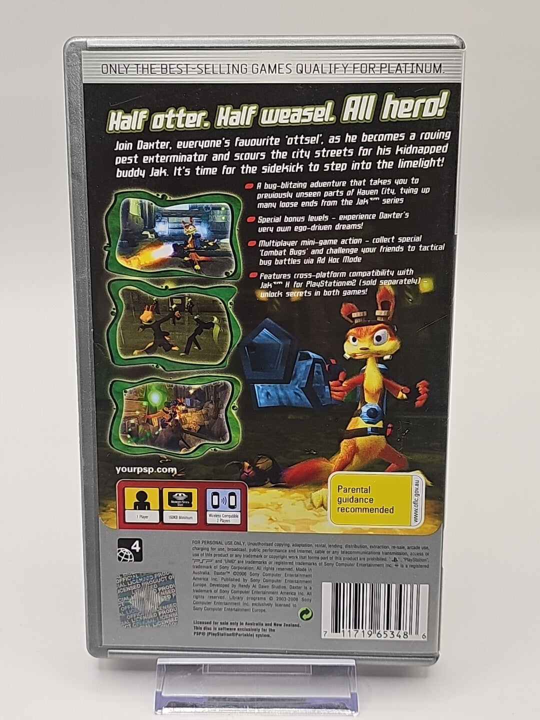 Daxter Sony PlayStation PSP Portable Video Game Retro Exchange Australia