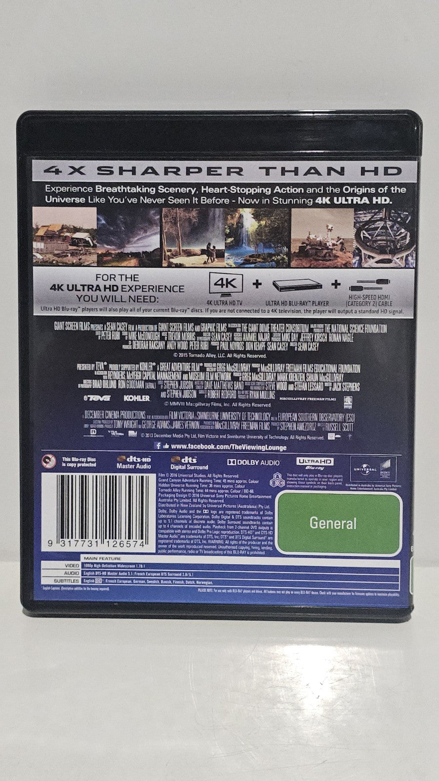 EXTREME ADVENTURE COLLECTION - 4K Ultra HD - Like New / Mint Dvd Retro Exchange Australia