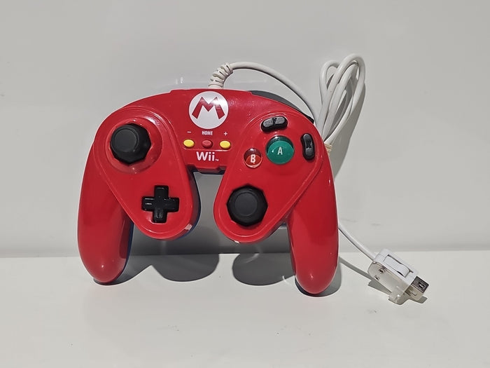 Mario Wired Fight Pad Controller | Nintendo Wii System 085-006 Control Like New | Retro Exchange