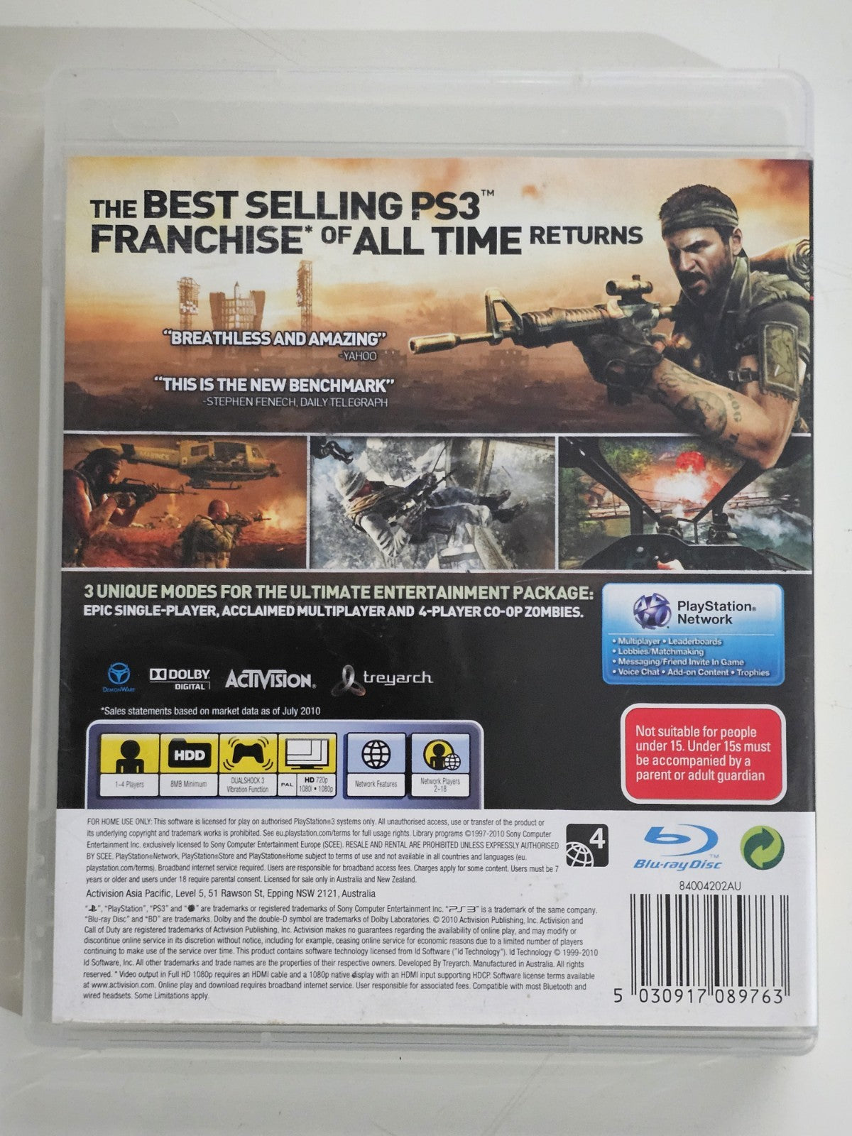 Call of Duty Black Ops PS3 – Complete with Manual – Tested – Very Good Condition PlayStation 3 PS3 Game Retro Exchange