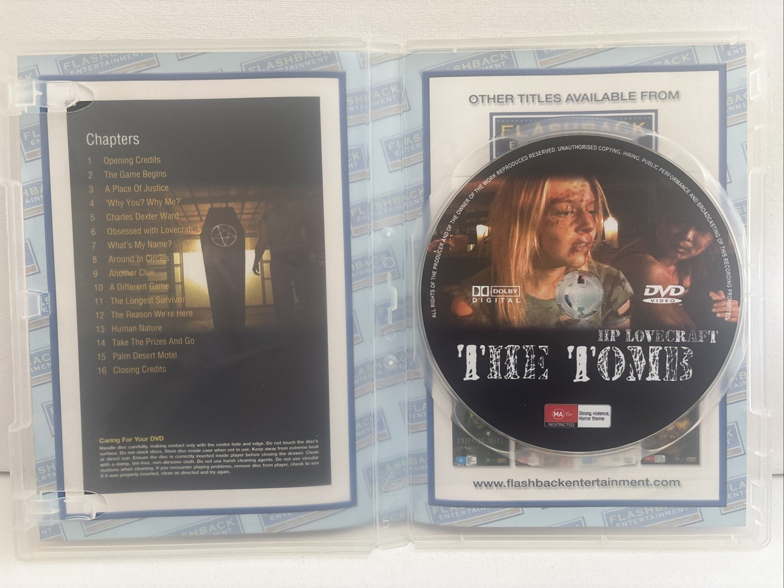 The Tomb (DVD, 2007) Horror Region 4 DVD RetroExchange Australia