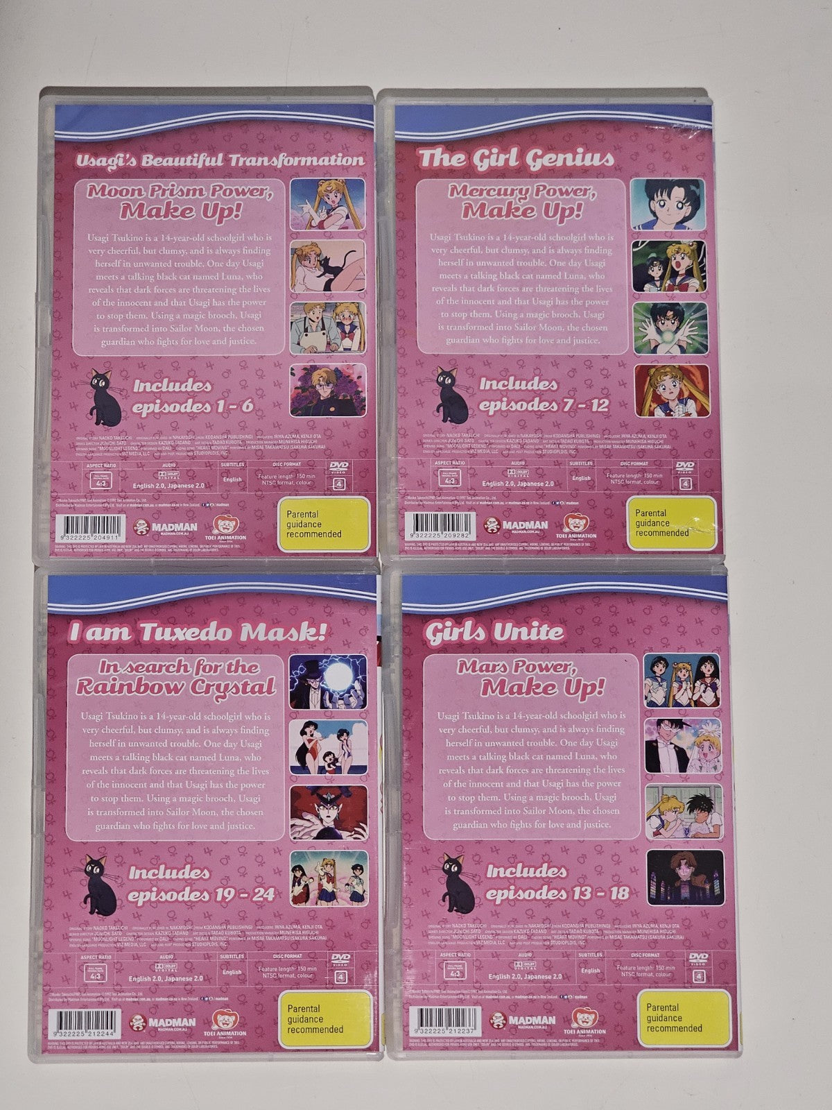 Sailor Moon - Moon Prism Power Collection (DVD) Dvd Box Set Retro Exchange Australia