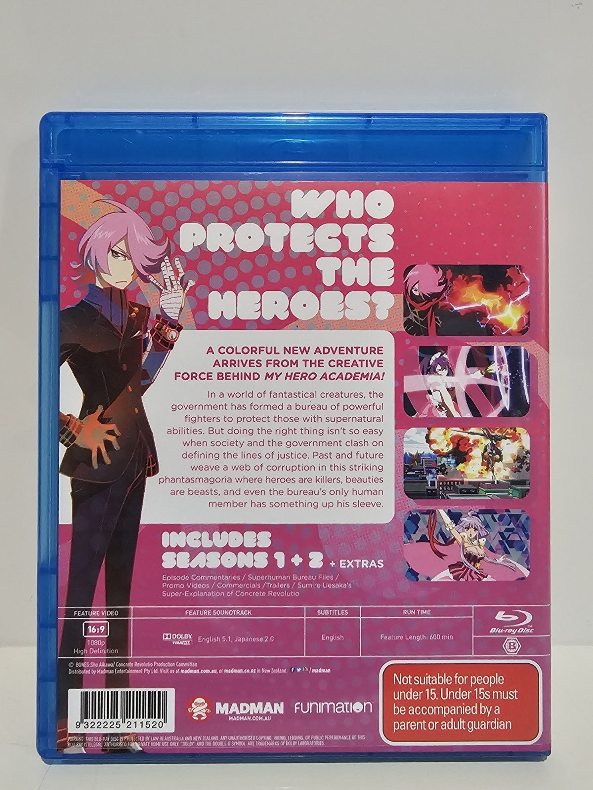 Concrete Revolutio: Eps 1-24 | Complete Series (Blu-ray, 2015) - Funimation Dvd Box Set Retro Exchange Australia