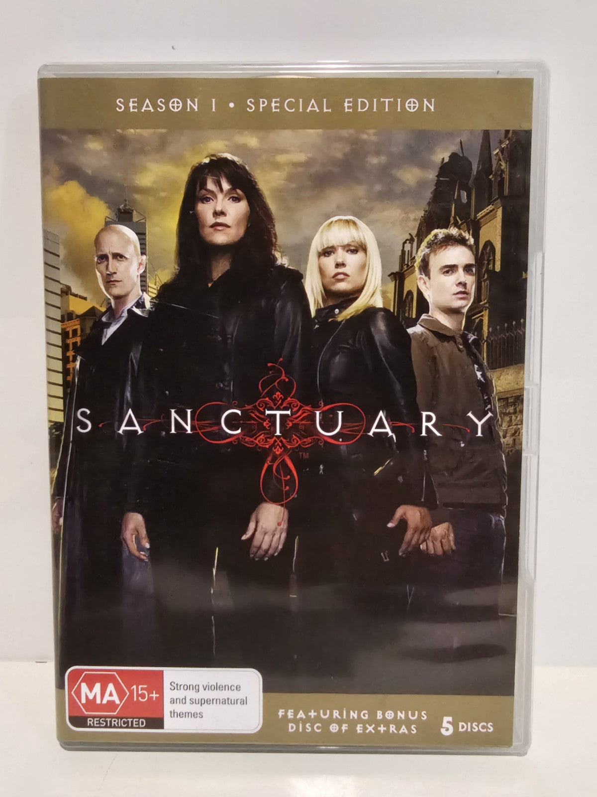 Sanctuary Season 1 Series One (DVD 4-Disc Set) REGION 4 Retro Exchange Australia