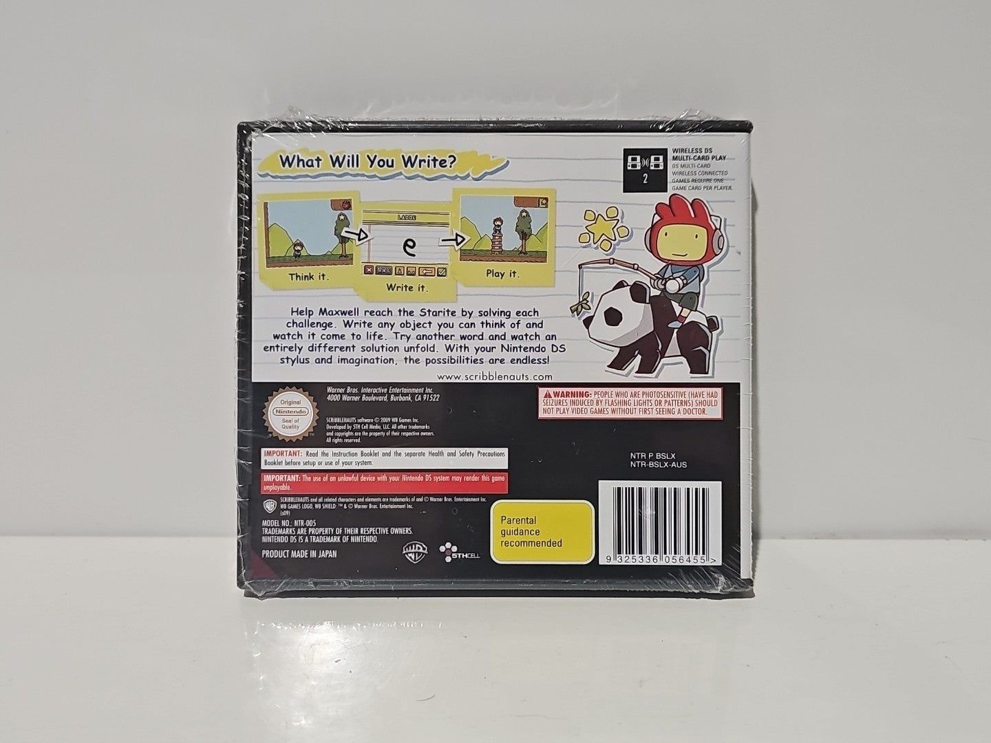 Brand New Sealed Nintendo DS Game - Scribblenauts Retro Exchange Australia