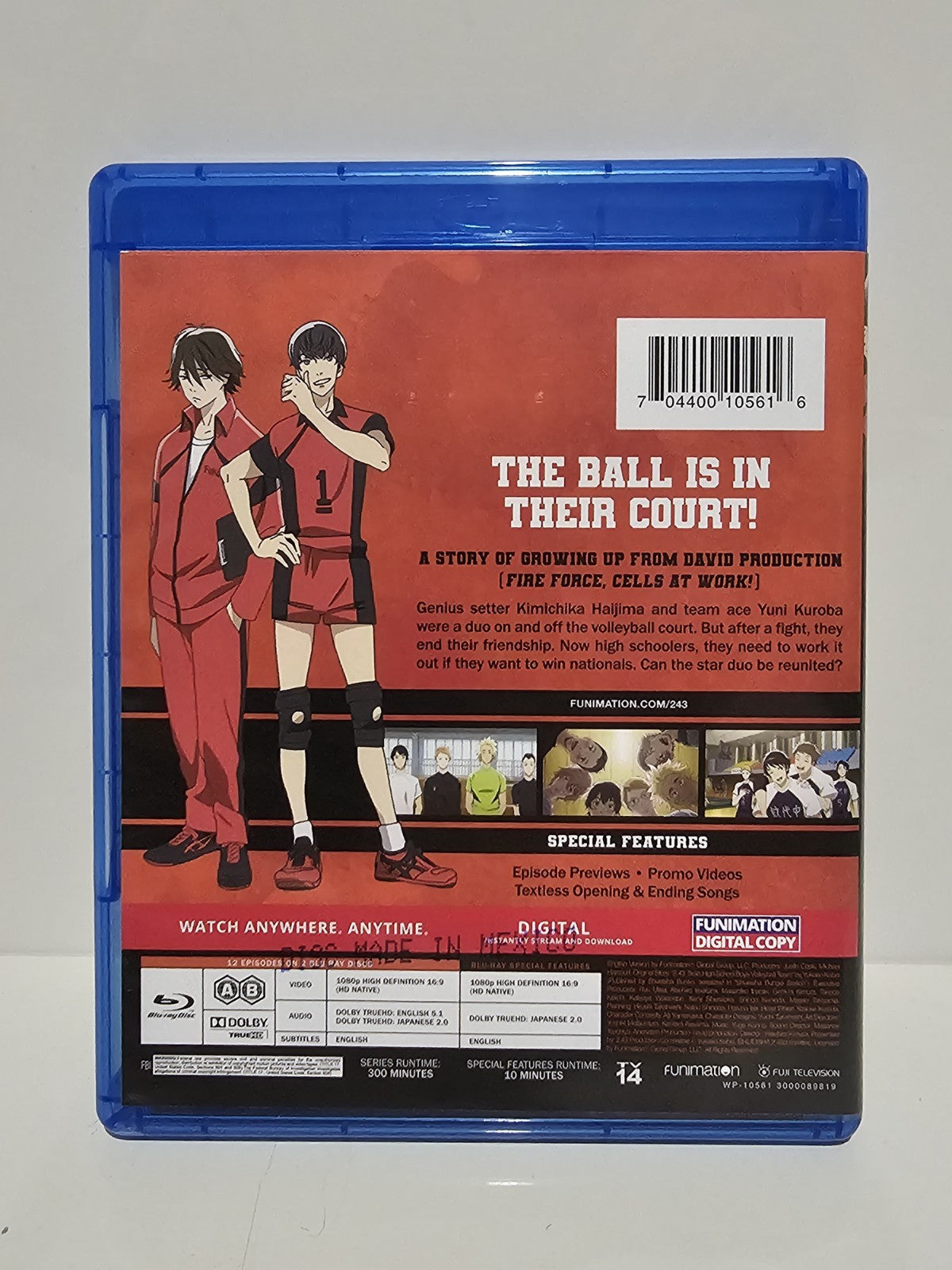 2.43-Seiin High School Boys Volleyball Team: Season 1 (Blu-ray, 2020) Dvd Retro Exchange Australia