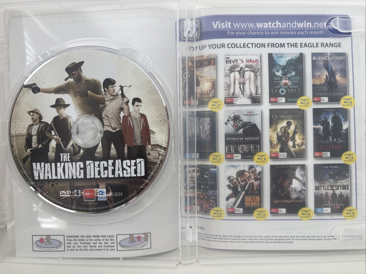 The Walking Deceased DVD - Horror Region 4 Retro Exchange Australia
