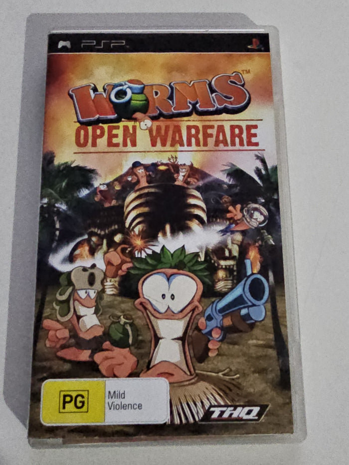 Worms: Open Warfare With Manual (Sony PlayStation Portable PSP, 2006) | Retro Exchange
