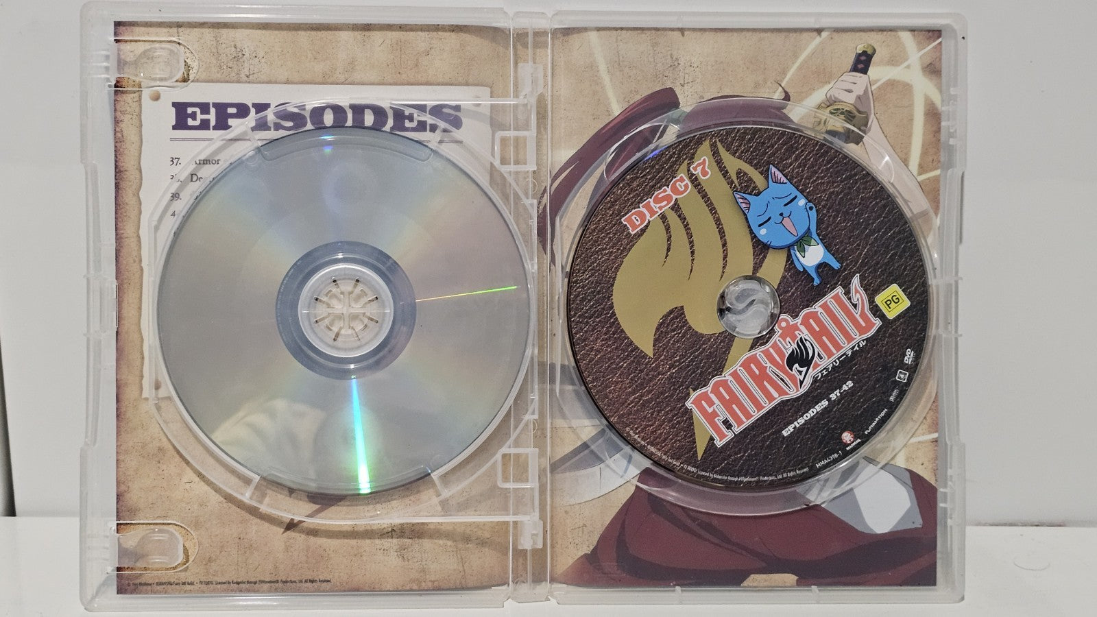 Fairy Tail Collection 4 DVD Region 4 PAL Episodes 37–48 Madman 2 Discs Dvd Box Set Retro Exchange Australia