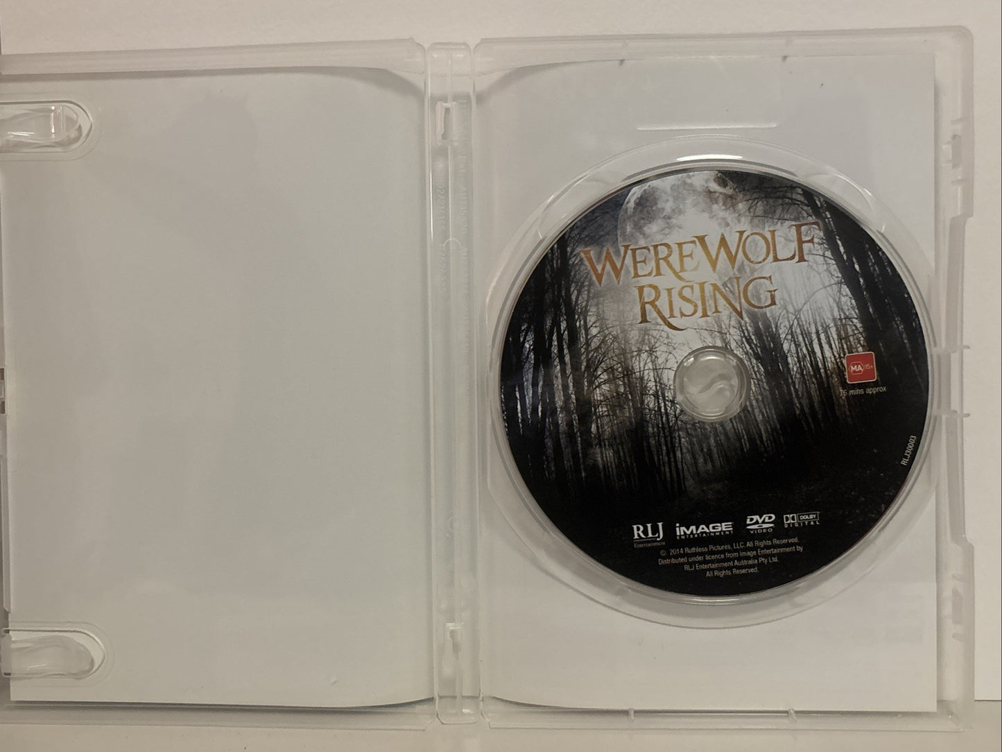 Werewolf Rising DVD Horror region 4 Retro Exchange Australia