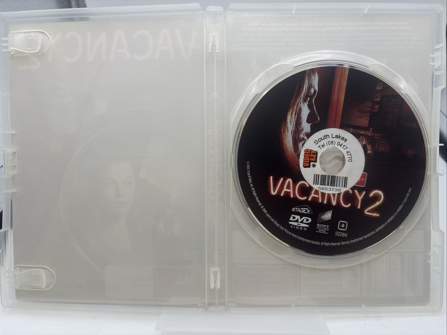 Vacancy 2-The First Cut (DVD, 2008) Horror Region 4 Ex Rental DVD RetroExchange Australia