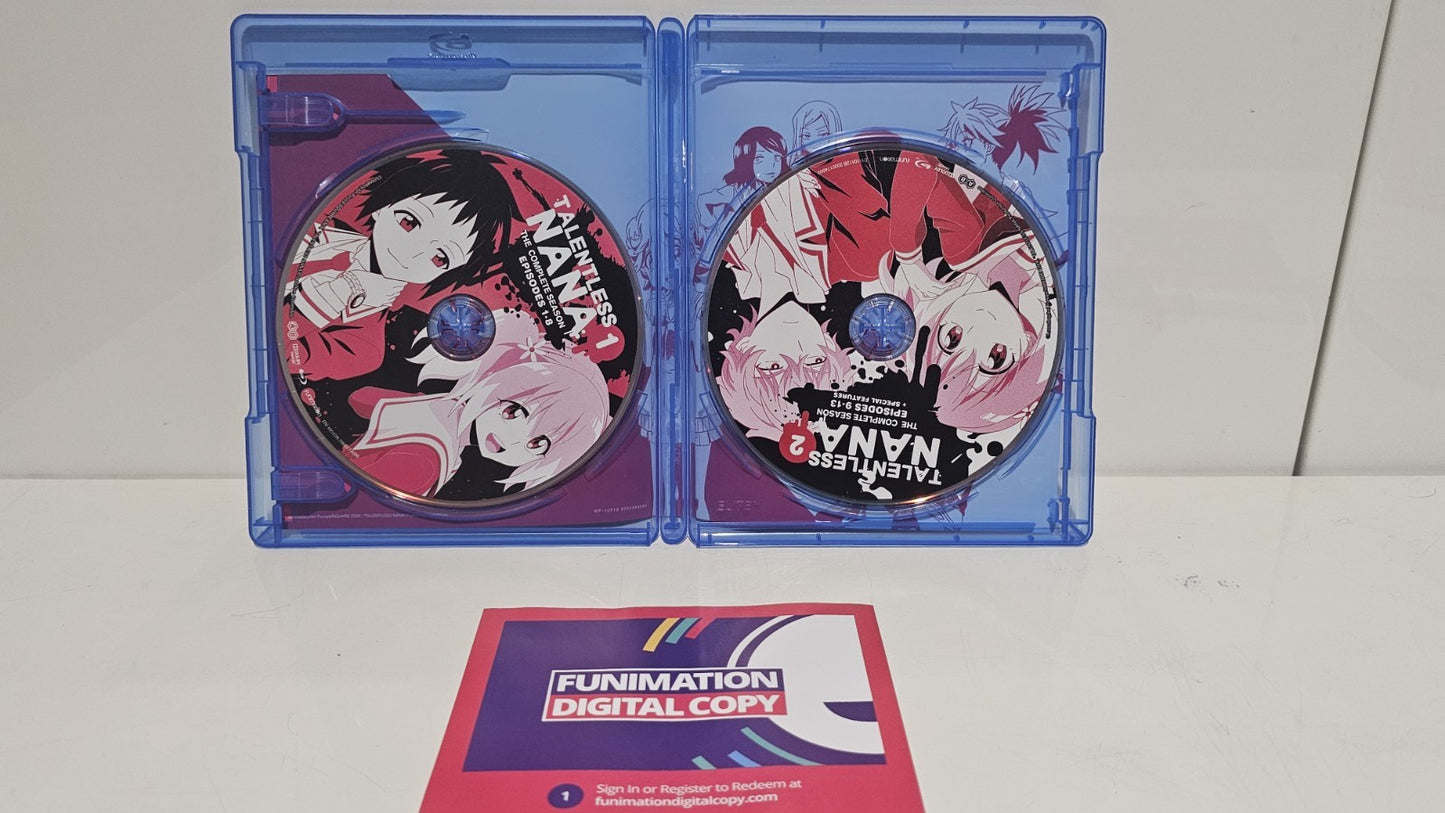 Talentless Nana The Complete Season Blu Ray Region AB Anime Dvd Retro Exchange Australia