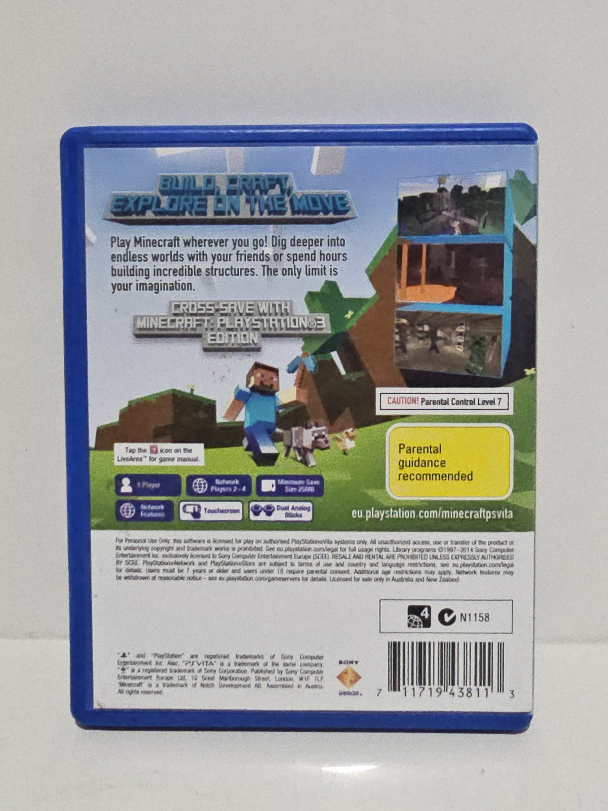 Playstation 4 Game - Minecraft PlayStation 4 PS4 Retro Exchange Australia