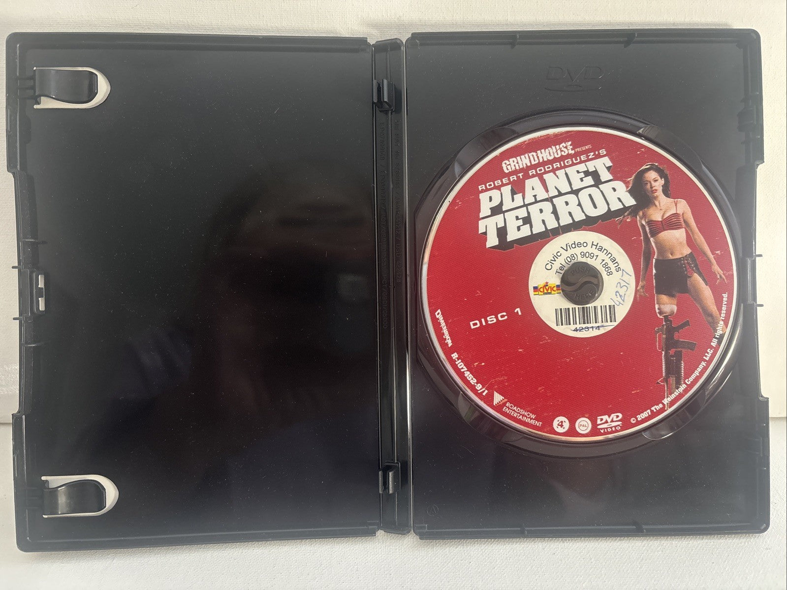 Planet Terror (DVD, 2007) Horror Ex Rental Region 4 DVD RetroExchange Australia