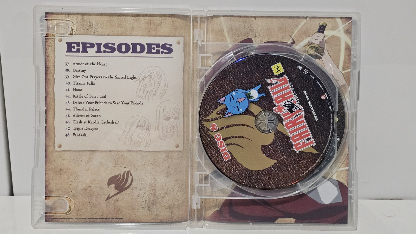 Fairy Tail Collection 4 DVD Region 4 PAL Episodes 37–48 Madman 2 Discs Dvd Box Set Retro Exchange Australia