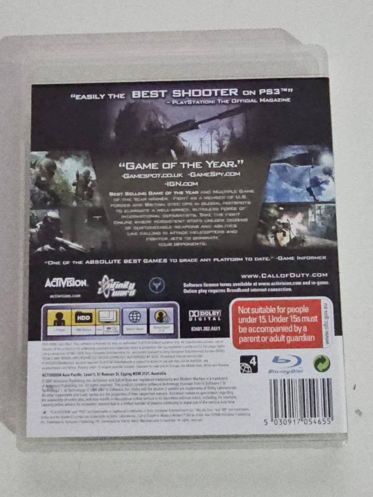 Call of Duty 4 Modern Warfare - Game of the Year Edition - COD PS3 Playstaion 3 PlayStation 3 PS3 Retro Exchange Australia