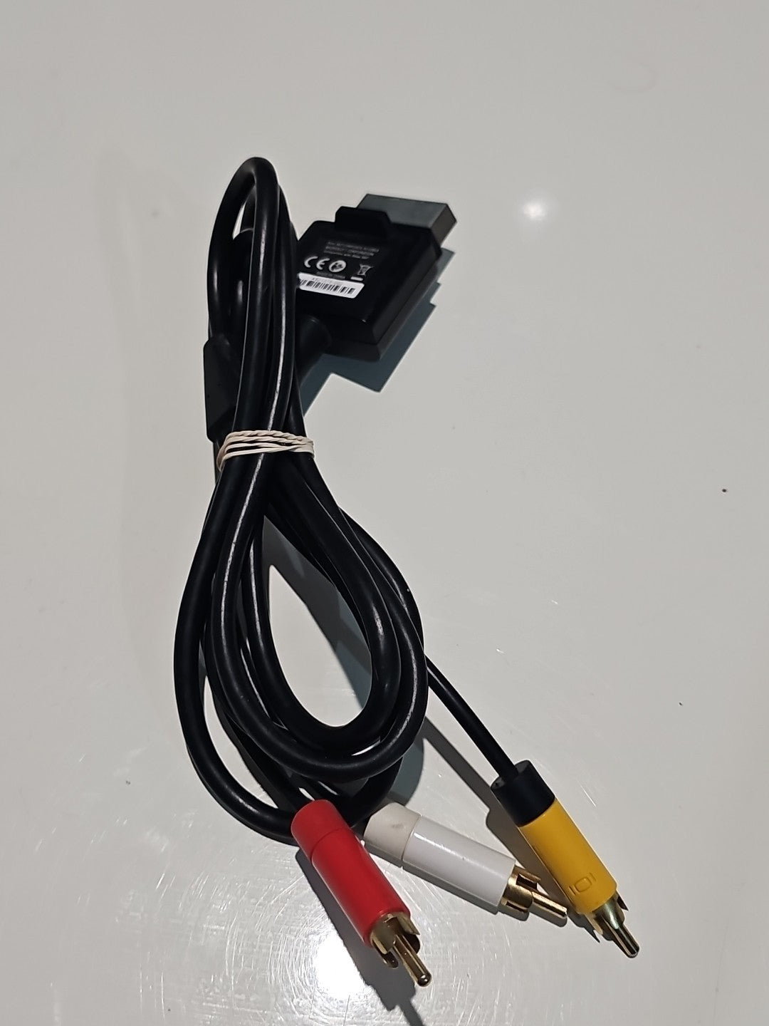 Genuine Microsoft Xbox 360 Composite AV Cable Cord X821376-002 Accessory Retro Exchange Australia