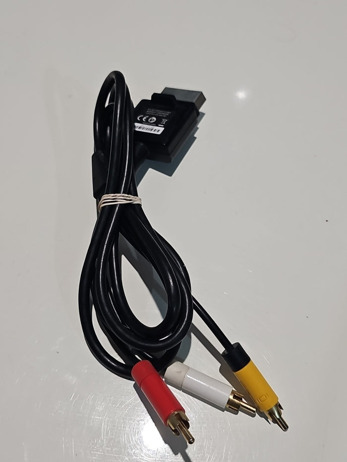Genuine Microsoft Xbox 360 Composite AV Cable Cord X821376-002 | Retro Exchange