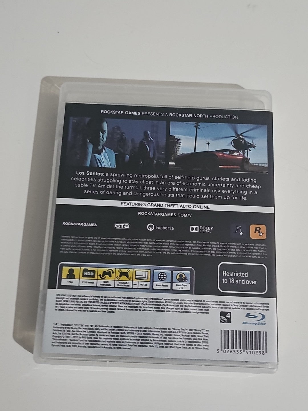 Grand Theft Auto V GTA5 - PS3 - Game + Map & Manual PlayStation 3 PS3 Retro Exchange Australia