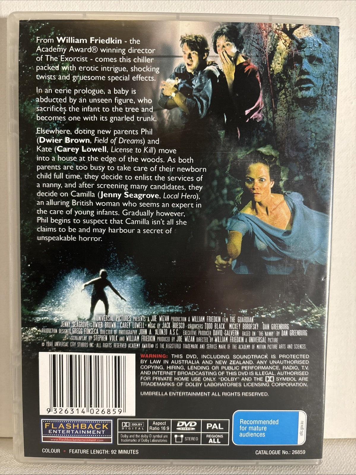 The Guardian DVD Horror Retro Exchange Australia