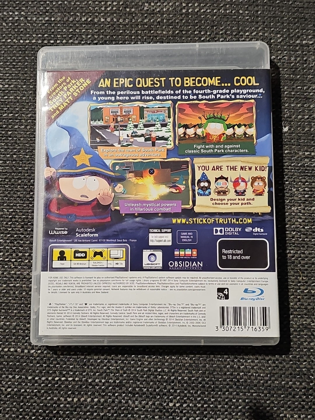 South Park The Stick of Truth Ps3 Game | PlayStation 3 Complete with Manual PlayStation 3 PS3 Retro Exchange Australia