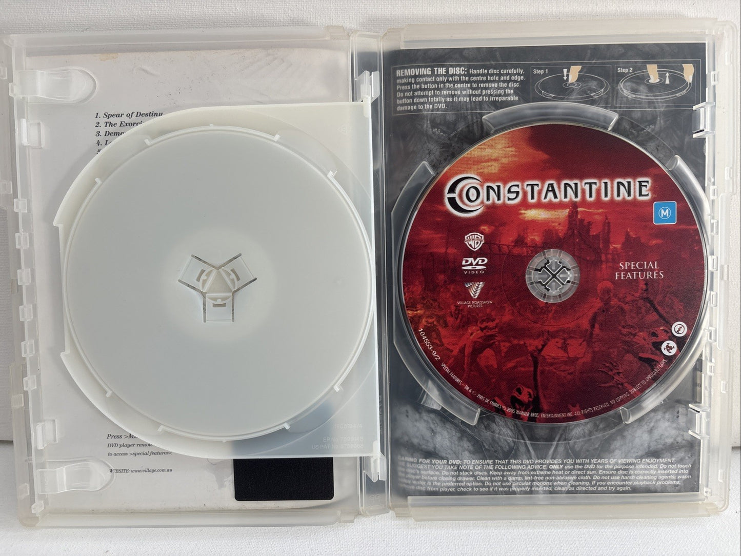 Constantine - Keanu Reeves - DVD - 2 Disc Deluxe Edition Region 4 Horror DVD RetroExchange Australia